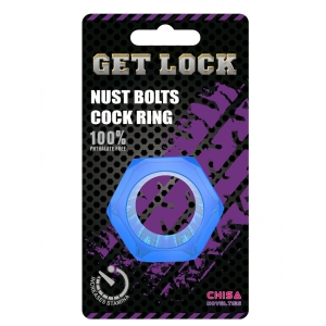 Nust Bolts Cock Ring-Blue, CN100394084 / 1187