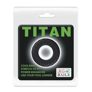 Titan crni prsten od silikona, BI210146 / 0550