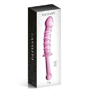 Glossy Dildo 16 Pink, 532072050