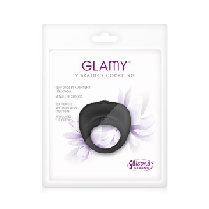 VIB Glamy Cockring Black, 5730000010