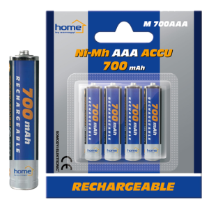 Baterija punjiva AAA, 700mAh, blister 4 kom, M 700AAA