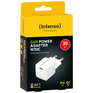 Punjač kućni, brzi, USB-C, 3A, 30W, Power Adapter W30C Gan