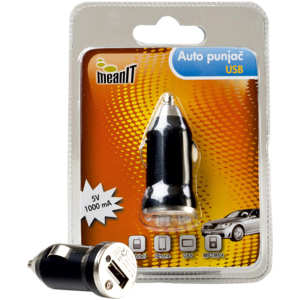 Auto punjač za smartphone, 5V / 1A , USB