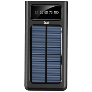 Solarni prenosni punjač sa lampom, 10.000 mAh, P1