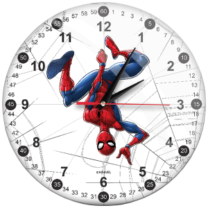 Wall Clock GlossySpider Man 003