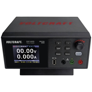 DSP-6010 | VOLTCRAFT, Laboratory Power Supply 0-60V/0-10A 300W, USB