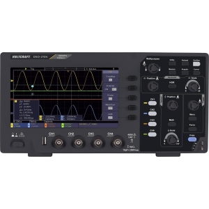 DSO-2104 | VOLTCRAFT, Digital Storage Oscilloscope 4x100Mhz 1GS/s 80KP 8Bit, USB