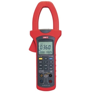 Multimetar UT243 | UNI-T, Power and Harmonics Clamp Meter True RMS 1000A AC, U,I,P, auto, 4xAA 1,5V