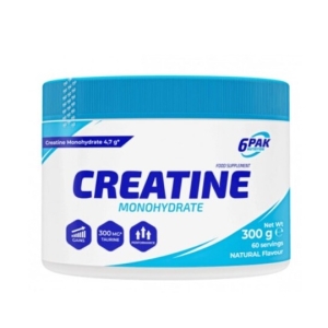 6PAK creatine monohydrate (300g)