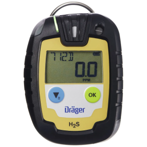 Dräger Pac 6000 detektor gasova sa jednim senzorom - sa H2S senzorom (0-100 ppm) - A1=5 ppm / A2=10 ppm - 2 godine rada