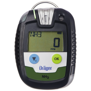 Dräger Pac 8000 detektor za jedan gas - sa NH3 senzorom (0-300 ppm) - A1=20 ppm / A2=40 ppm - neograničeno