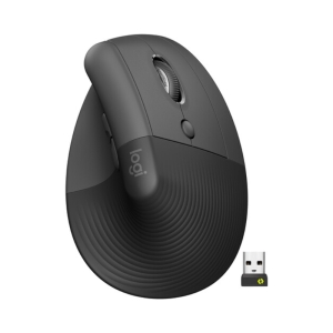 LOGITECH Lift Vertical Ergonomic Wireless crni miš OEM