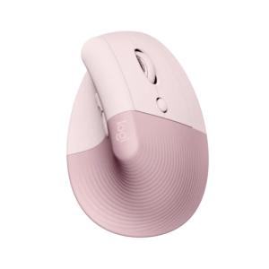 LOGITECH Lift Vertical Ergonomic Wireless miš roze