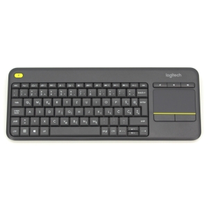 LOGITECH K400 Plus Wireless Touch YU crna tastatura