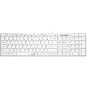 GENIUS SlimStar 126 USB YU bela tastatura