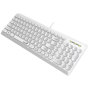 GENIUS Slimstar Q200 USB YU bela tastatura