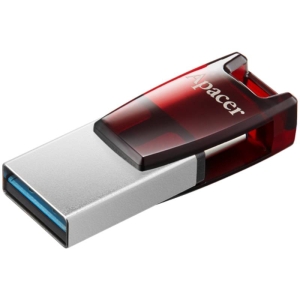 APACER 64GB AH180 USB 3.2 Tip C - USB 3.2 Tip A flash crveni AP64GAH180R-1