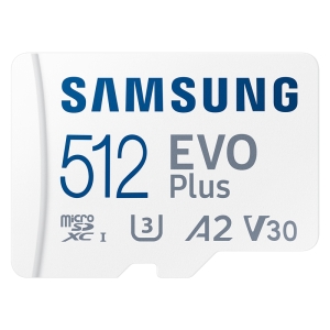 SAMSUNG Memorijska kartica EVO PLUS MicroSD 512GB + Adapter MB-MC512SA