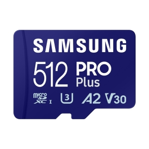 SAMSUNG Memorijska kartica PRO PLUS MicroSDXC 512GB U3 + Adapter MB-MD512SA