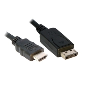 E-GREEN Kabl DisplayPort (M) - HDMI (M) 1.8m crni