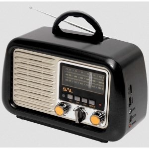 Sal retro radio + BT bežični zvučnik, 4in1, FM, MP3, AUX, RRT 2B