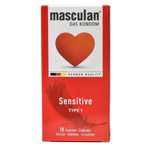 Masculan sensitive kondomi pakovanje sa 10 kondoma, 42562