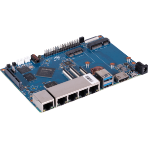 Banana Pi ruter 2 Pro, 4 jezgra na 2 GHz, 2 GB RAM, 5x 1 Gbit portova