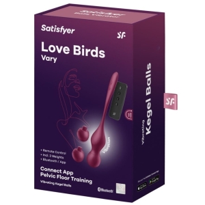 Vaginalne vibro kuglice na daljinski, Love Birds Vary, 4002989