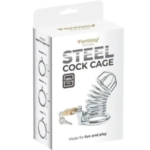 Kavez za penis, Stainless steel cock cage Padlock, 2001093