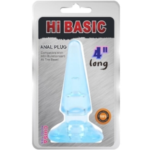 Silikonski analni plug, Hi Basic Plavi, 331424162