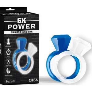 Set 2 prstena za penis, Diamond Cock Ring, 100301539