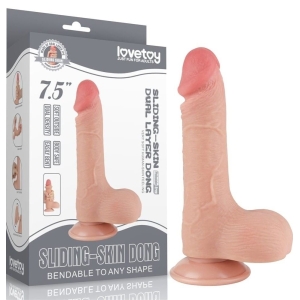 Realistični dildo, Sliding Skin 19 cm, 400288