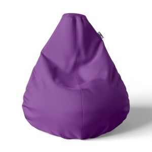 Ljubičasti lazy bag, jednobojni šoteks, 010-216