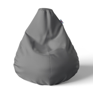 Tamno sivi lazy bag, jednobojni šoteks, 010-218