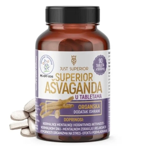 Just Superior Superior ašvaganda u tabletama (90 tableta)