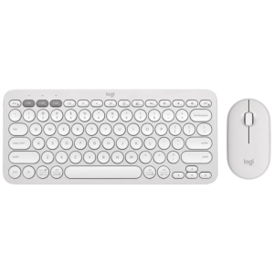 LOGITECH Pebble2 Wireless Combo US tastatura + miš bela, TAS01265