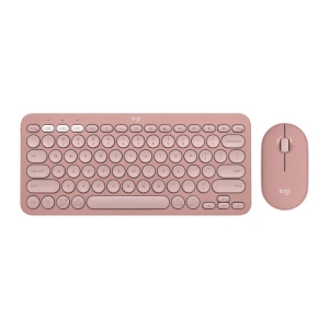 LOGITECH Pebble2 Wireless Combo US tastatura i miš roze, TAS01297