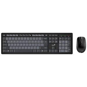 GENIUS Smart KM-8200 Wireless USB YU crna tastatura + miš, TAS01263