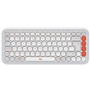 LOGITECH POP Icon Keys US tastatura bela, TAS01394